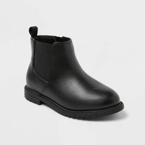 Toddler Tanner Chelsea Ankle Boots Cat & Jack Black 7 Toddler Zipper